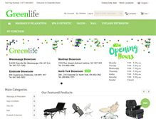 Tablet Screenshot of greenlifestore.net